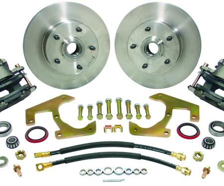 Classic Performance Front Disc Brake Kit for OEM Drum Brake Spindles for 57-60 Ford 1/2 Ton Truck, 5x5.5, 12" Rotors, 5x5 5764WBK-5.5
