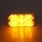 AMD Park Lamp Lens, Amber, 25 Amber LED, LH or RH, 66-68 Bronco 61-64 Galaxie 64-65 Fairlane X135-4666-D