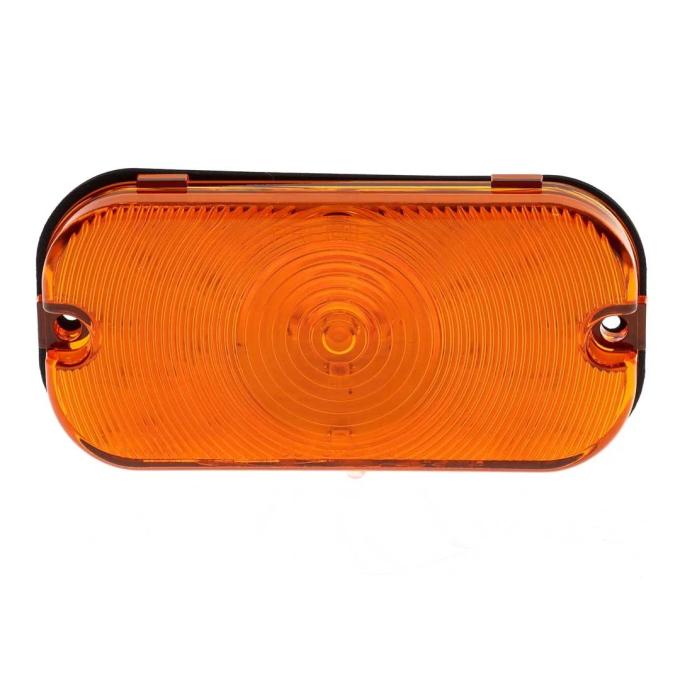 AMD Park Lamp Lens, Amber, 25 Amber LED, LH or RH, 66-68 Bronco 61-64 Galaxie 64-65 Fairlane X135-4666-D