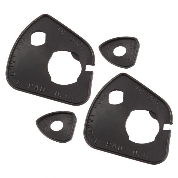 Dennis Carpenter Outside Door Handle Pads - 1950-51 Ford Car   0A-7022428