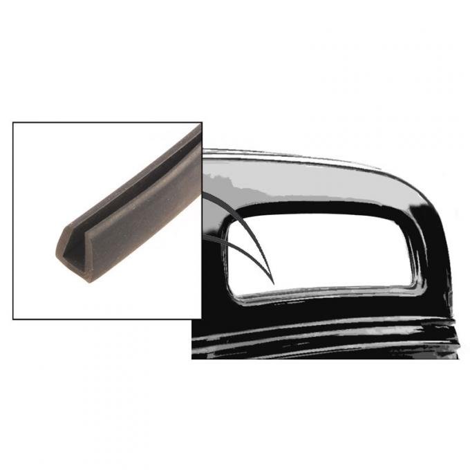 Dennis Carpenter Back Glass Seal - Coupe & Sedan - 1932-39 Ford Truck, 1932-36 Ford Car   B-7042084