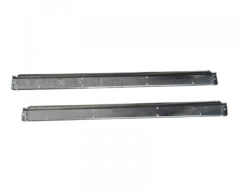 Dennis Carpenter Door Scuff Plates - 2 Door - Pair - 1957-58 Ford Car   B7A-7013208-PR