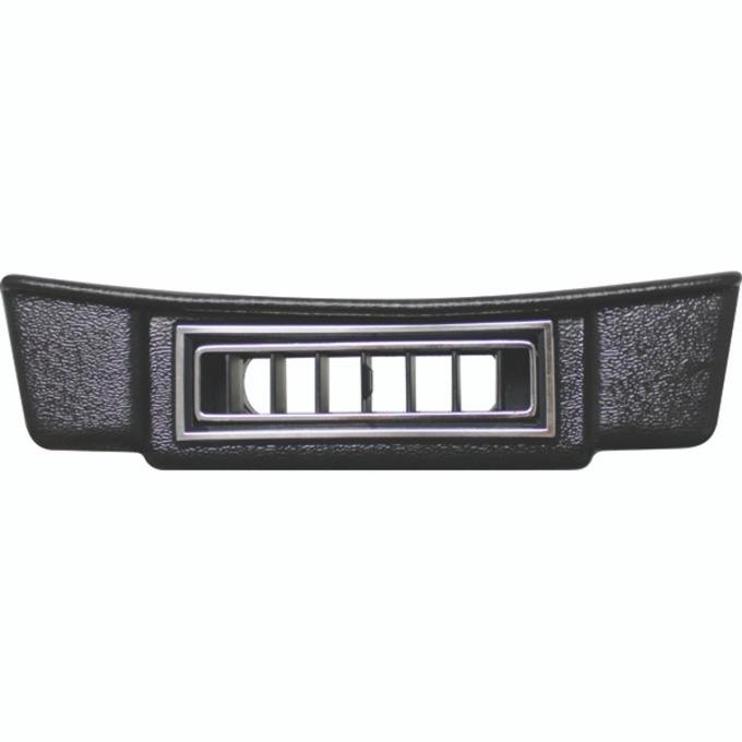 Vintage Air 1928-32 Ford Under Dash Center Louver Pnl Black w/ Chrome Accents 49132-VFL