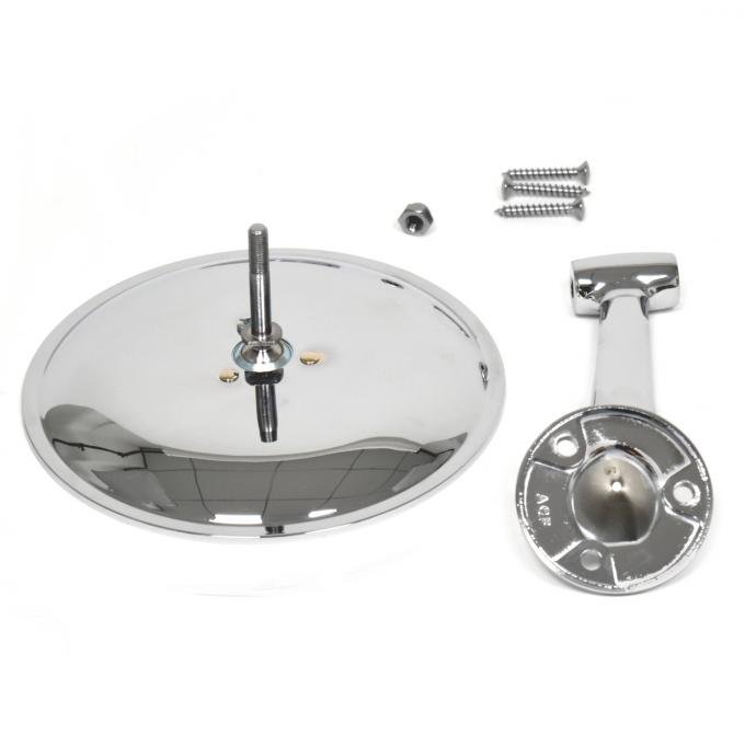 ACP Outside Mirror 6 Inch Round Driver Side FV-BM035