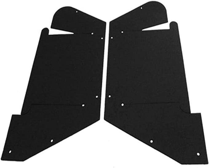 Metro Moulded Parts Upper Inner 'A' Frame Splash Flaps. 2-Piece Set.. Fits 65-68 Galaxie SI 3300-109