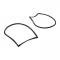 Dennis Carpenter Windshield Seal - Economy - Closed Car - 1940-47 Ford Truck, 1940 Ford Car 01A-7003110-EC