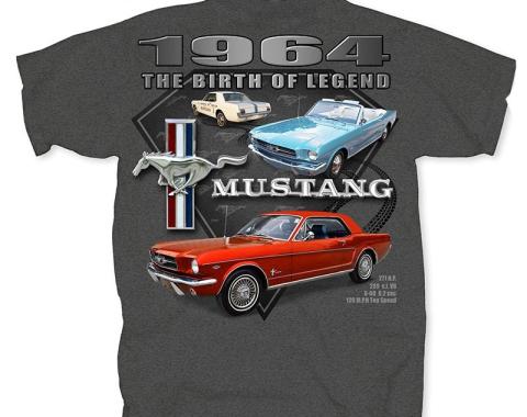 Mustang the Birth of Legend Adult T-Shirt