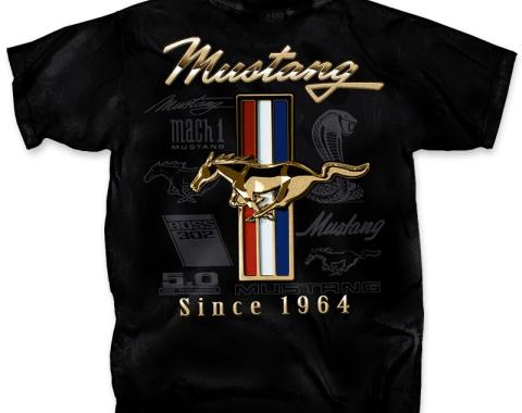 1964 Mustang Emblem Adult T-Shirt