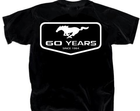 Ford Mustang 60th Anniversary Logo Adult T-Shirt