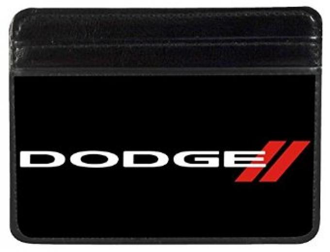 Dodge Weekend Wallet with Word & Red Stripes