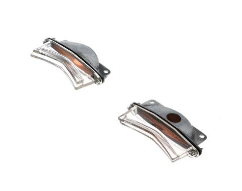 AMD Hood Scoop Lamp Assembly, Pair, 67 Fairlane GT E-67PDLBODYSET