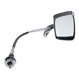 MM Since 1975 Left Side Deluxe Remote Outside Mirror For 1967-68 Mustang - New