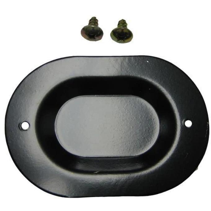 Golden Star 1964-1973 Ford Mustang Floor Pan Drain Plug Cover With Screws FP20-64DC