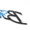 Dennis Carpenter Fender Emblem - Satin Black - "Bronco" - 1966-77 Ford Bronco, 2021-23 Ford Bronco C6TZ-16098-BLK