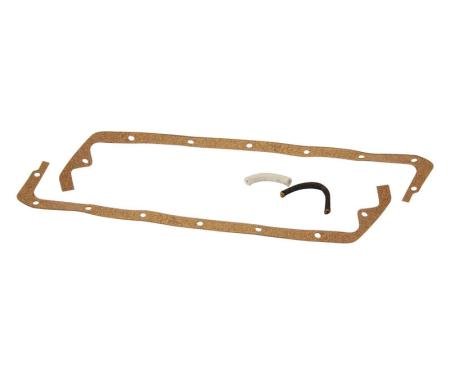 Dennis Carpenter Oil Pan Gasket Set - 1948-53 Ford Truck, 1949-53 Ford Car   8BA-6710-B