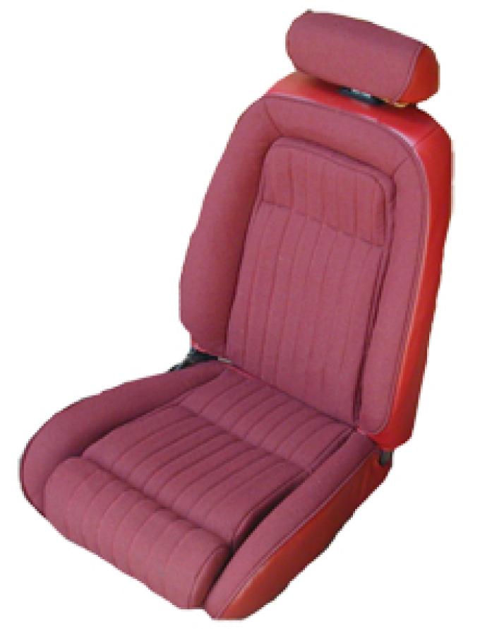 Acme Auto Front Sport Buckets with Head Rests and Rear Bench Seat Upholstery U636