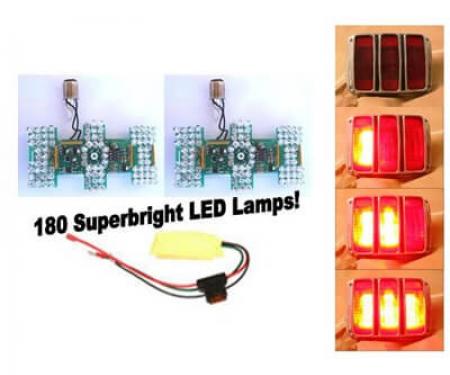 Scott Drake 1964-1966 Ford Mustang LED Sequential Tail Light Kit SD-0005-UB