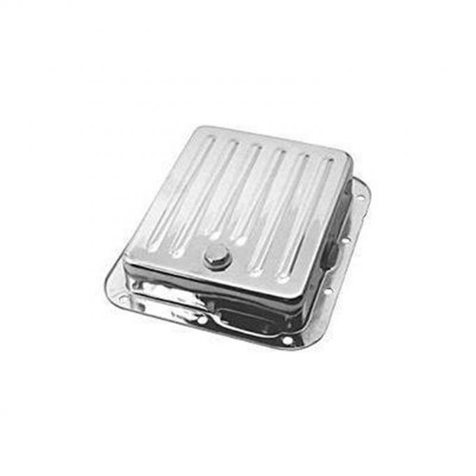 Scott Drake 1964-1973 Ford Mustang Chrome Transmission Pan (C-4 Transmission) C5ZZ-7A194-A