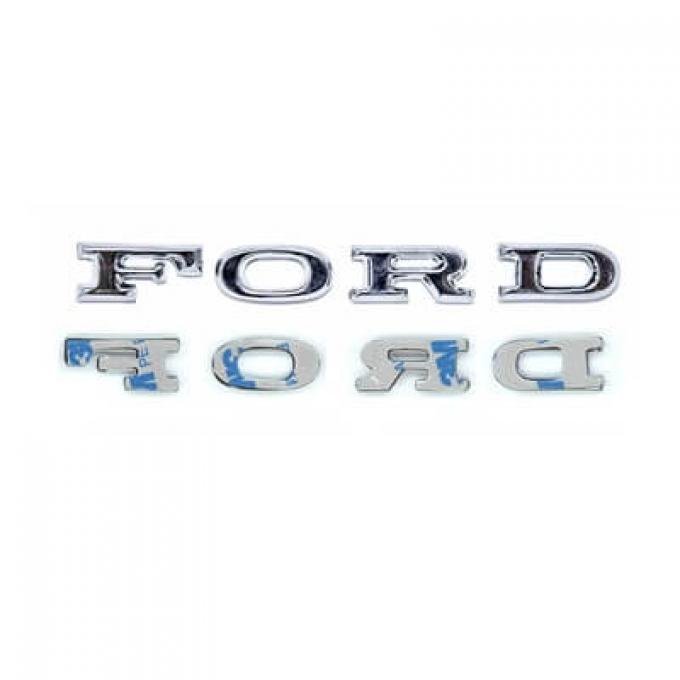 Scott Drake 1967-1968 Ford Mustang 1967 Mustang Adhesive "F-O-R-D" Hood Letters. C7AZ-16606-SK