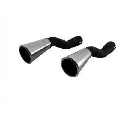 Scott Drake 1965-1966 Ford Mustang Exhaust Tips Trumpet Style C5ZZ-5255-C-D