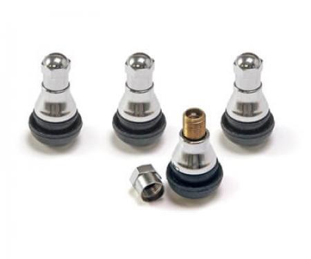 Scott Drake 1964-1973 Ford Mustang Short Chrome Valve Stems ACC-CVS