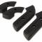 Scott Drake 1967-1977 Ford Bronco 67-77 Bronco Seat Hinge Covers, Black C8TZ-656192-5B