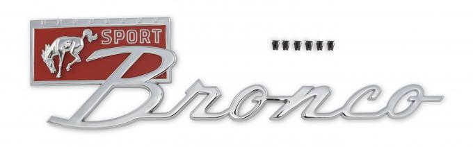 Scott Drake 1967-1977 Ford Bronco Fender Emblem, Bronco Sport C7TZ-16098-A