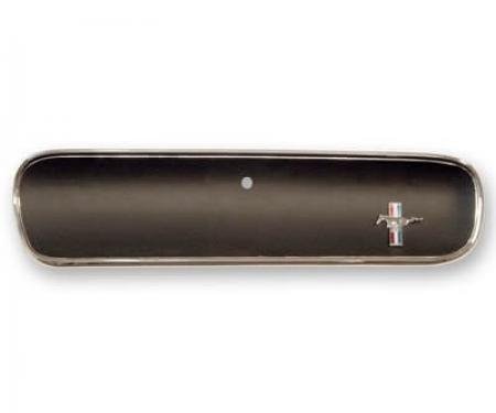 Scott Drake 1964-1965 Ford Mustang Glove Box Door Standard Black Curved C5ZZ-6506024-A