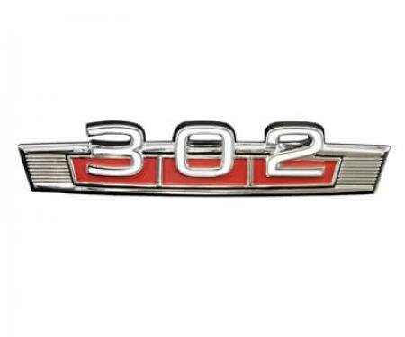 Scott Drake 1969-1971 Ford Bronco Fender Emblem, Bronco 302, Concours C8OZ-16228-B