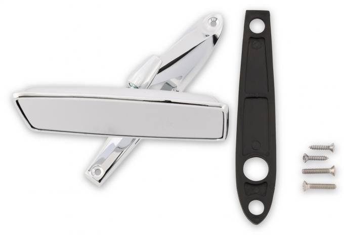 1967-1968 Ford Mustang Standard Rectangular Non-Remote Left or Right Outside Mirror