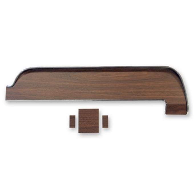 Scott Drake 1968 Ford Mustang 68 Deluxe Int Wood Dash Trim w/Ac C8ZZ-6504410-AC