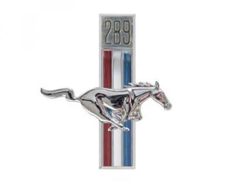 Scott Drake 1967-1968 Ford Mustang Fender Emblems, 289 Running Horse, Passenger Side C7ZZ-16228-C