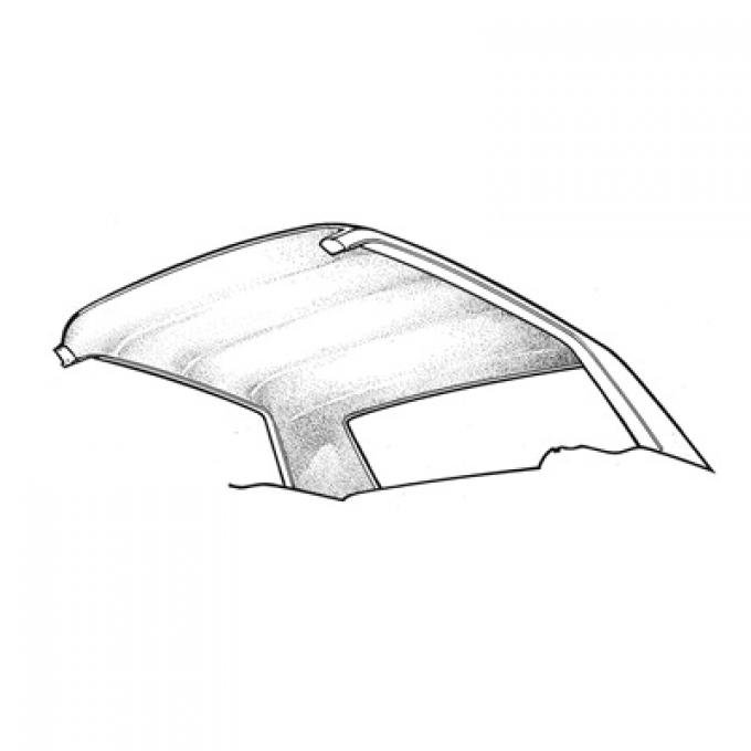 Scott Drake 1965-1970 Ford Mustang 65-70 Coupe Headliner (White) HL-FM-CP-65-WT