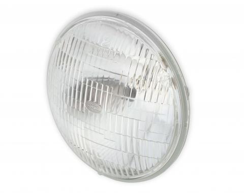 Scott Drake 1964-1973 Ford Mustang Headlight 7" Round Halogen Sealed Beam with FoMoCo Logo C0DZ-13007-A