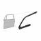 Scott Drake 1964-1966 Ford Mustang Vent Window Seal, Driver Side C5ZZ-6521449-B