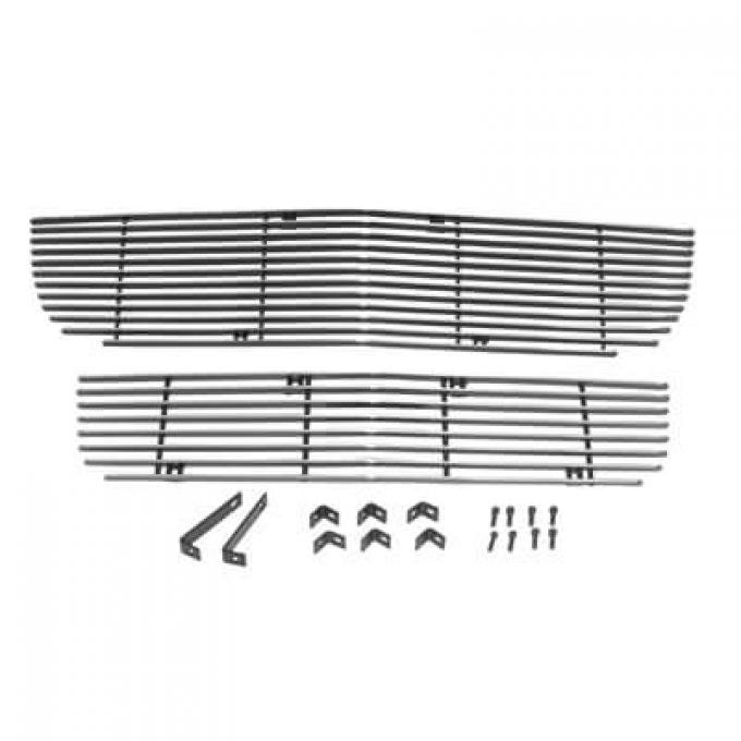 Scott Drake 1967 Ford Mustang Upper and Lower Billet Grille for Eleanor Body Kit S7MS-8200-E