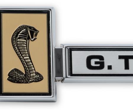 Scott Drake 1967 Ford Mustang Grill Dash and Deck Emblem, Pin On, GT500 Shelby S7MS-16098-D