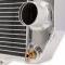 Scott Drake 1966-1977 Ford Bronco Radiator 2-Row Aluminum with Transmission Cooler V8 8005-AL