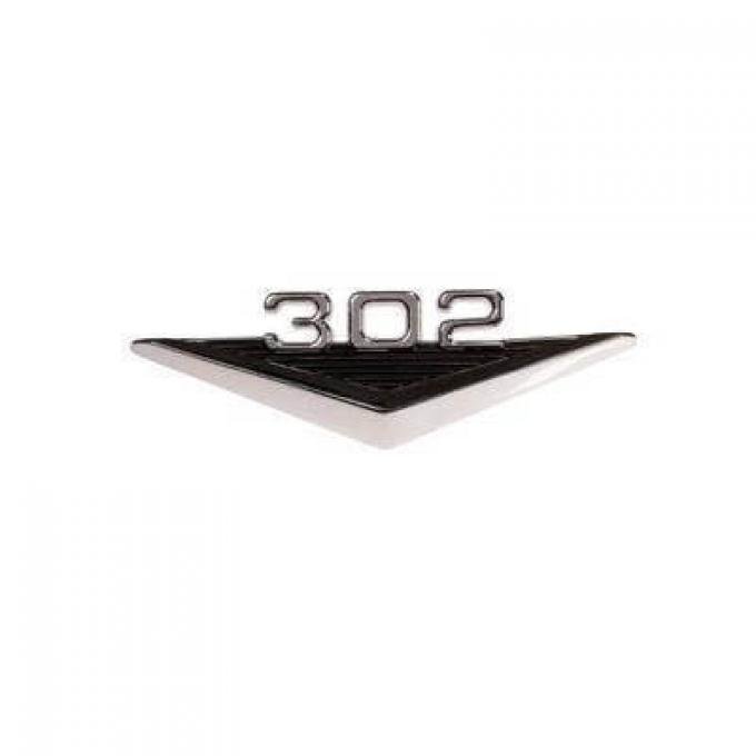 Scott Drake 1964-1966 Ford Mustang Fender Emblem,302 C3OZ-16228-302