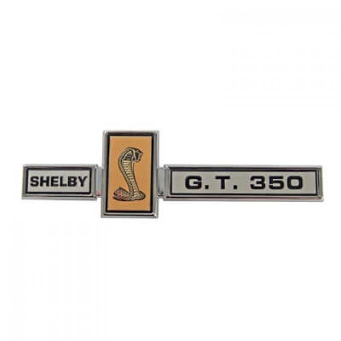 Scott Drake 1967 Ford Mustang Grill Dash and Deck Emblem, Pin On, GT350 Shelby S7MS-16098-C