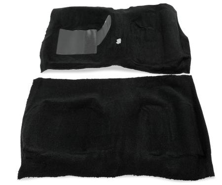 Scott Drake 1965-1968 Ford Mustang Molded Carpet Kit Black CAR65-CP-BK