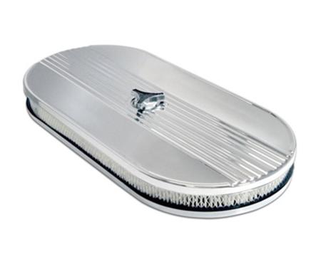 Scott Drake 1964-1973 Ford Mustang Oval Chrome Plated Air Cleaner Assembly S1MS-9600-CHR