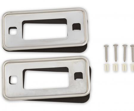 Scott Drake 1970-1977 Ford Bronco Bronco Reflector Bezels (Stainless) D0UZ-15A460-S