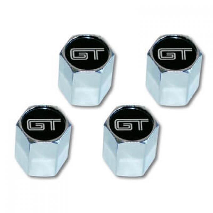 Scott Drake 1964-2020 Ford Mustang GT Logo Valve Cap, Set of 4 ACC-5030670