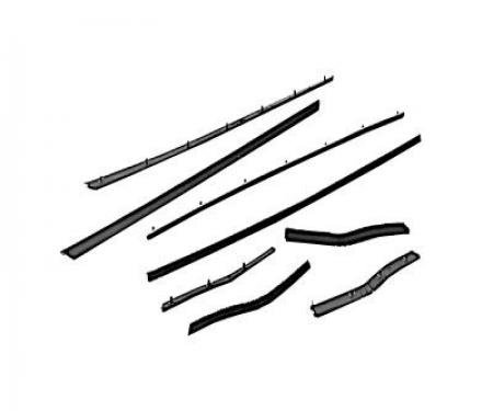 Scott Drake 1965-66 Mustang Economy Window Channel Strip Set, Coupe & Convertible C5ZZ-6521458-9E