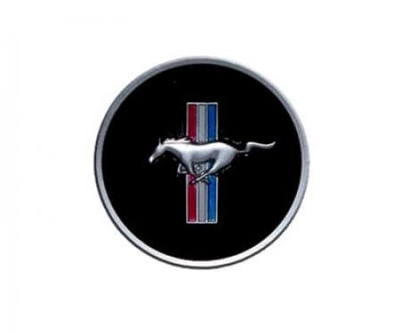 Scott Drake 1968 Ford Mustang 1968 Mustang Horn Panel Emblem with Classic Mustang Tri-Bar Logo C8ZZ-3649-AR