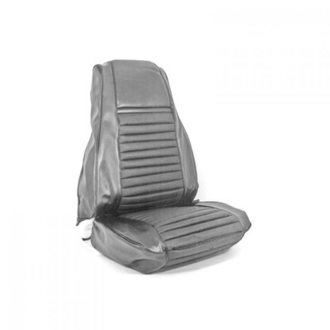 Scott Drake 1971 Ford Mustang Mach 1 Front Bucket Seat Upholstery (Dark Blue) 71-M-BUCK-DB