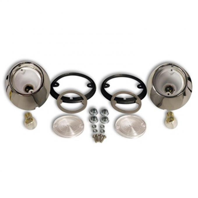 Scott Drake 1967-1968 Ford Mustang Backup Lamp Deluxe Kit KIT-ELC-7