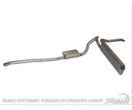Scott Drake 1964-1966 Ford Mustang 1964-66 Mustang Exhaust (6 Cyl. Single Exhaust System 1.75") C5ZZ-5257-ARK