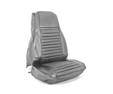 Scott Drake 1971 Ford Mustang Mach 1 Front Bucket Seat Upholstery (Dark Blue) 71-M-BUCK-DB